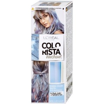 L'Oréal Colorista Washout vymývající se barva na vlasy Blue 2 Week Color  Pastel 5-10 Shampoos 80 ml od 144 Kč - Heureka.cz