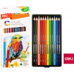 Deli Color Emotion EC00200 pastelky trojhranné 12 barev – Zboží Živě