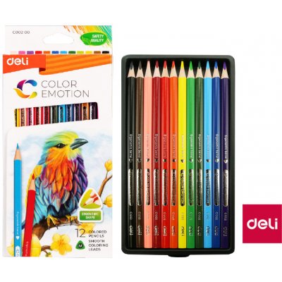 Deli Color Emotion EC00200 pastelky trojhranné 12 barev – Zboží Živě