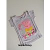 Dětské tričko dívčí tričko Peppa Pig Pepina šedé