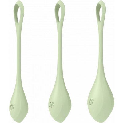 Satisfyer Yoni Power 2 Vaginální činky Training Set, zelená – Zboží Mobilmania