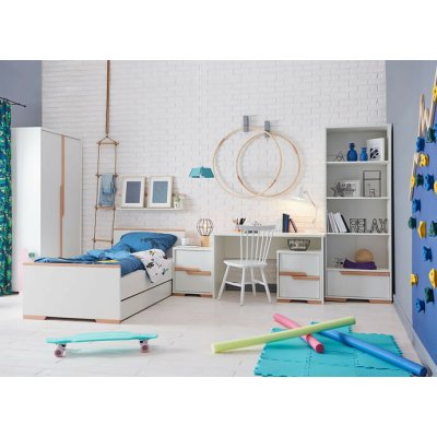 Pinio Studentský pokoj Snap bílý buk – Zboží Dáma