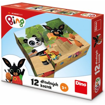 Dino licenční kostky Bing 12 kostek – Zboží Dáma