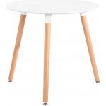 Bestent Kulatý stůl ANELLO TRIPLE WHITE 80 cm – Sleviste.cz