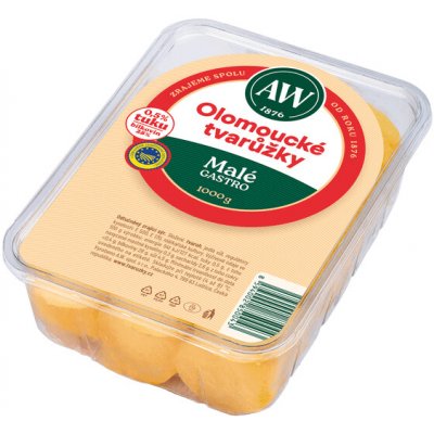 A.W Olomoucké tvarůžky malé gastro chlaz 1 kg – Sleviste.cz