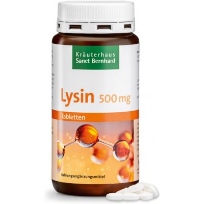 Kräuterhaus Sanct Bernhard KG Lysin 500 mg 180 tablet – Hledejceny.cz