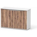 Aquatlantis Splendid 120 skříňka 25/98 bílá/Nogal Bali – Zboží Dáma