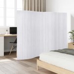 vidaXL Room Divider Bamboo Bílá 250×165 cm – Sleviste.cz