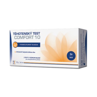Da Vinci Pharma Comfort 10 Těhotenský test 2 ks – Sleviste.cz