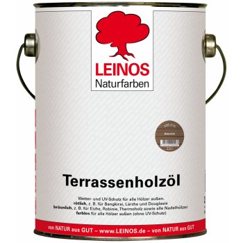 Leinos naturfarben Terasový olej 2,5 l nahnědlý