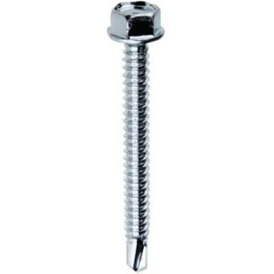Šroub do kovu samovrtný TEX šestihranná hlava 6,3 mm délka: 70mm celý závit – Sleviste.cz