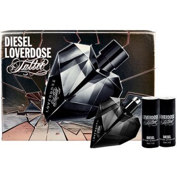 Diesel Loverdose Tattoo EDP 50 ml + tělové mléko 2 x 50 ml dárková sada