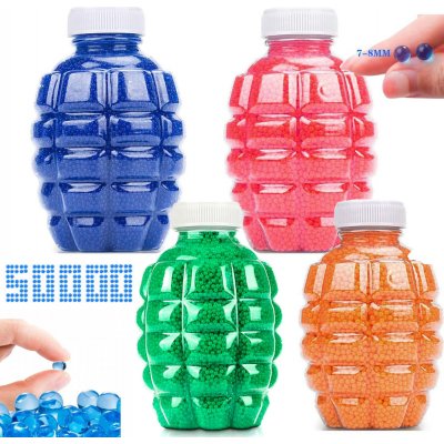 iMex Toys Hydrogelové kuličky, gelové náboje 50000 kusů 7-8 mm – Zboží Mobilmania