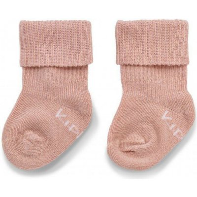 KipKep Dětské ponožky Stay-on-Socks 1 pár Newborn Mauve – Zboží Mobilmania