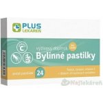Plus Lékárna Bylinné pastilky Bez cukru šalvěj ženšen vitamín C 24 ks – Hledejceny.cz