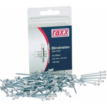 RAXX 1178456 slepé nýty alu 4,0x12mm [ GA-AS 4.0X12 ]