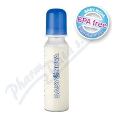 Baby Nova Novatex lahev skleněná bez dekoru 44105 240ml – Zboží Mobilmania