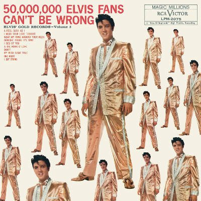 Elvis Presley - 50,000,000 Elvis Fans Can't Be Wrong - Elvis' Gold Records, Vol. 2 LP – Zboží Mobilmania