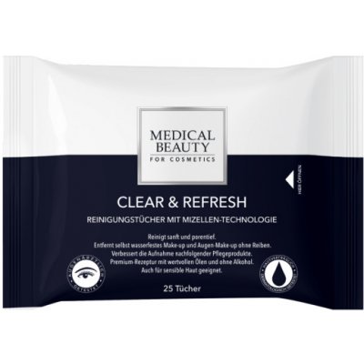 Medical Beauty CLEAR & REFRESH Čisticí ubrousky 25 ks – Hledejceny.cz