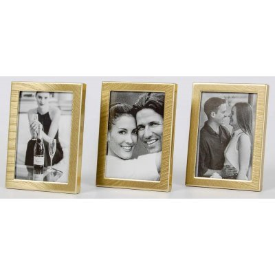 GEDEON Kovový rámeček 3PGD sada 3 ks zlatý – Zboží Živě