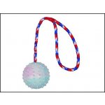 Trixie Vrhací míč hrbolatý na šňůře 7 cm / 30 cm – Zbozi.Blesk.cz