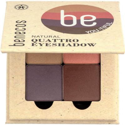Benecos Quattro paletka očních stínů smokey eyes 8 g – Zboží Dáma