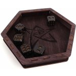 Myší Doupě Dice Tray Dřevěný mořený Cthulhu – Zboží Živě