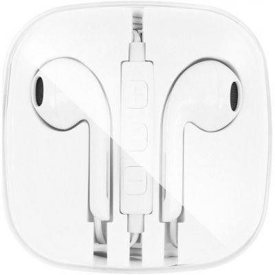Stereo sluchátka Apple iPhone Lightning 8pin NEW BOX bílá – Zboží Mobilmania