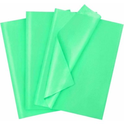 Hedvábný balicí papír 40ks 17g/50x70cm, mátový – Zboží Dáma