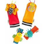 TOMY Europe Lamaze Chrastící ponožky a náramky – Zboží Mobilmania