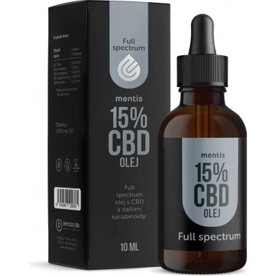 Mentis 15% CBD Full Spectrum olej 10 ml