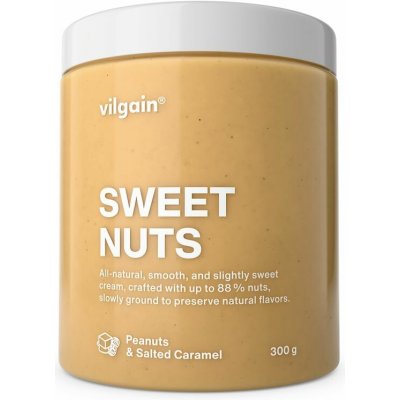 Vilgain Sweet Nuts Arašídy se slaným karamelem 300 g – Zboží Dáma