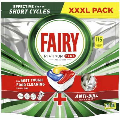 Fairy Platinum Plus Citron tablety do myčky All In One 115 ks – Zbozi.Blesk.cz