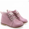 Dětské kotníkové boty Emel dětské kožené botičky E1075-12 růžová