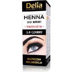 Delia Henna prášková barva na obočí a řasy Black 1,5 g – Zboží Dáma
