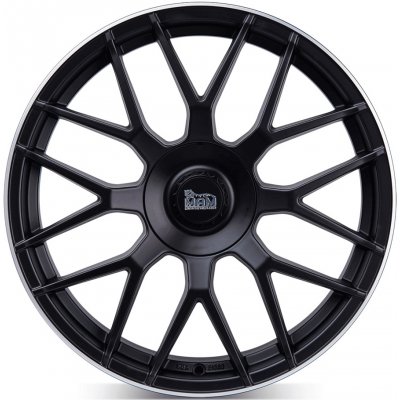 MAM GT1 7,5x17 5x100 ET30 matt black lip polished | Zboží Auto
