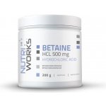 NutriWorks Betaine HCL 500 mg 200 g – Hledejceny.cz