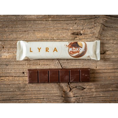 Lyra KOKOS Čokoládová tyčinka s kokosem 33 g – Zboží Dáma