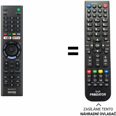 Dálkový ovladač Predátor Sony KDL-32WE615 – Hledejceny.cz