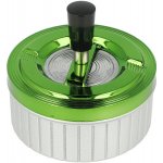 KRCZ Cigaretový popelník kovový otočný Stripes zelený 11cm – Zboží Mobilmania