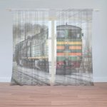 Sablio Záclony Lokomotiva: 2ks 150x250cm – Hledejceny.cz