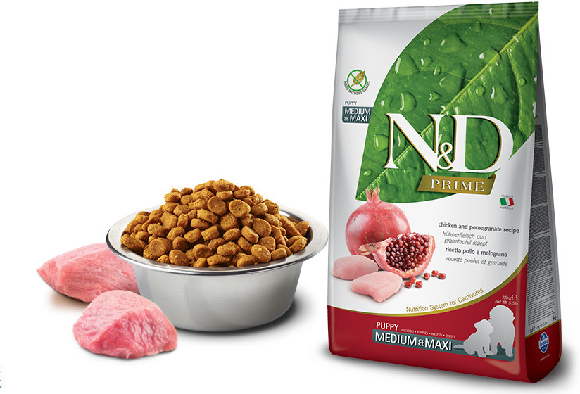 N&D Prime Dog Puppy M/L Chicken & Pomegranate 2,5 kg