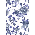 Papír Décopatch 1ks Modré růže – Zboží Dáma