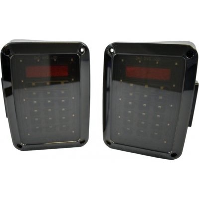 Sada LED zadních světel, Kouřová, EU, Jeep Wrangler JK, serie Cougar – Hledejceny.cz