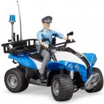 Bruder 63010 Policejní čtyřkolka s figurkou 1:16 – Zboží Dáma