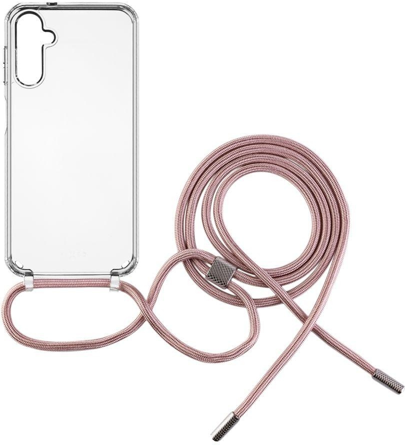 FIXED Pure Neck s růžovou šňůrkou na krk Samsung Galaxy A14/A14 5G FIXPUN-1072-PI