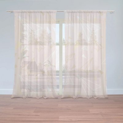 Sablio Záclony Papírové vlaštovky: 2ks 150x250cm – Hledejceny.cz