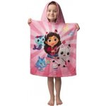 Jerry Fabrics plážová osuška Pončo Gabbys Dollhouse 02 50x115 cm – Zboží Dáma