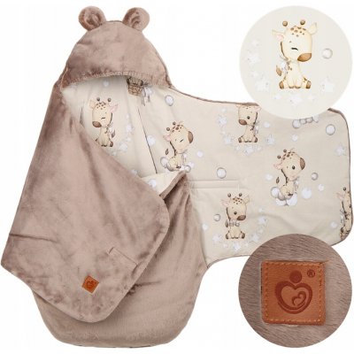 Babymam Zavinovačka do autosedačky hnědý 80x46 cm bavlna polyester – Hledejceny.cz