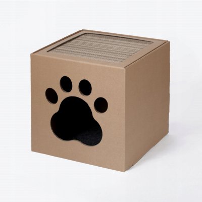 Carton+ Pets Netti Papírový domeček 35,5 x 35,5 x 35,5 cm – Zbozi.Blesk.cz